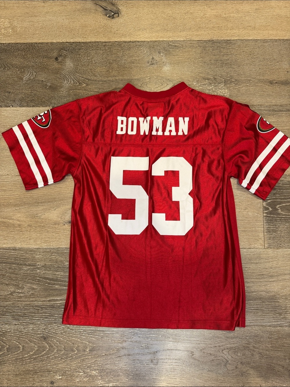 Team Apparel Red #53 'Bowman' Football Jersey 0723